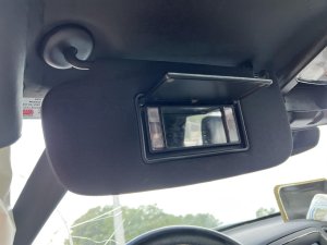 2011-2025 Dodge Durango Black Illuminated Vanity Mirror Sun Visor - Left (Driver) (Used OEM)
