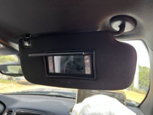 2011-2025 Dodge Durango Black Illuminated Vanity Mirror Sun Visor - Right (Passenger) (Used OEM)