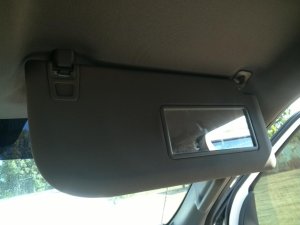 2017-2022 Ford F-550 Super Duty Black Sun Visor without Sunroof - Right (Passenger) (Used OEM)