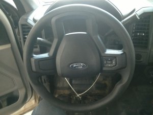 2015-2017 Ford F-150 Black Tilt and Telescoping Steering Column with Key (Used OEM)