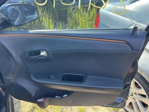 2007-2009 Saturn Aura Black Door Interior Trim Panel - Front, Right (Passenger) (Used OEM)
