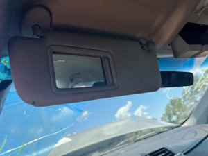2012-2017 Toyota Camry Black Sun Visor without Sunroof without Vanity Light - Left (Driver) (Used OEM)