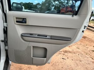 2008-2011 Mercury Mariner Tan Door Interior Trim Panel - Rear, Right (Passenger) (Used OEM)
