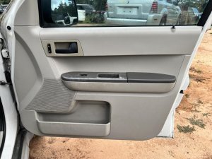 2008-2011 Mercury Mariner Tan Door Interior Trim Panel - Front, Left (Driver) (Used OEM)