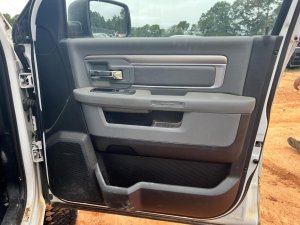 2013-2018 Ram 1500 Gray Door Interior Trim Panel - Front, Right (Passenger) (Used OEM)