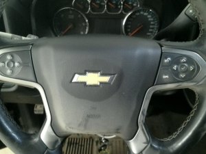 2015-2020 Chevrolet Tahoe Black Steering Wheel Air Bag - Left (Driver) (Used OEM)