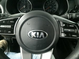 2019-2021 Kia Forte Black Steering Wheel Air Bag - Left (Driver) (Used OEM)
