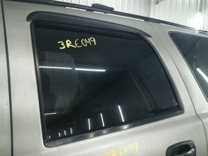 2000-2006 GMC Yukon Door Window Glass - Rear, Left (Driver) (Used OEM)