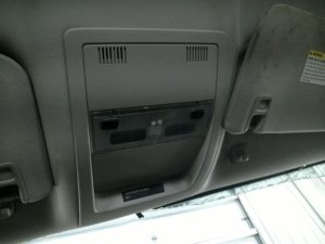 2012-2014 GMC Sierra 2500 HD Roof Overhead Console Panel (Used OEM)