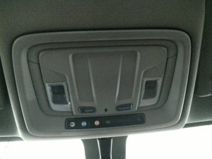 2020-2025 GMC Sierra 2500 HD Gray Overhead Console Panel (Used OEM)