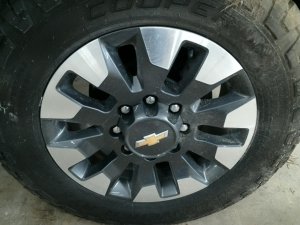 2020-2024 GMC Sierra 3500 Black 20x8.5 10-Spoke Machined Gloss Black Alloy Wheel (Used OEM)
