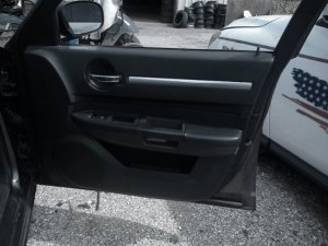 2008-2010 Dodge Charger Gray Door Interior Trim Panel with Power Windows and Locks - Front, Right (Passenger) (Used OEM)