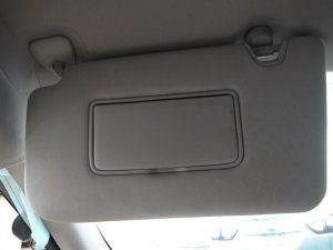 2014-2017 Nissan Rogue Tan Illuminated Sun Visor - Left (Driver) (Used OEM)