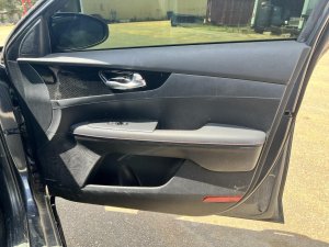 2019-2024 Kia Forte Black Door Interior Trim Panel - Front, Right (Passenger) (Used OEM)