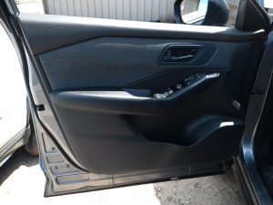 2021-2023 Nissan Rogue Black Door Interior Trim Panel with Power Windows and Locks - Front, Left (Driver) (Used OEM)