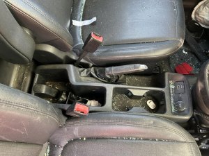 2019-2023 Ford Transit Connect Black Front Floor Console Panel (Used OEM)
