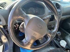2001-2004 Hyundai Santa Fe Gray Steering Wheel Air Bag (Used OEM)