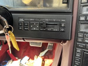 1986-1991 Cadillac Eldorado Mirror Wiper and Cruise Control Switch (Used OEM)