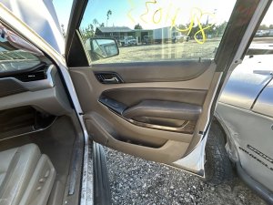 2015-2020 GMC Yukon XL Brown Door Interior Trim Panel with Power Windows and Locks - Front, Right (Passenger) (Used OEM)