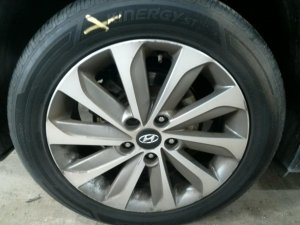 2015-2017 Hyundai Sonata 17x7 10-Spoke Alloy Wheel (Used OEM)