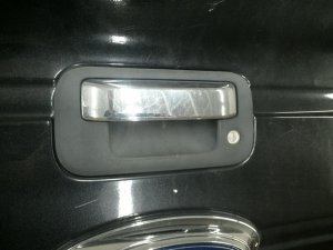 2006-2014 Ford F-150 Black Tailgate Exterior Door Handle (Used OEM)
