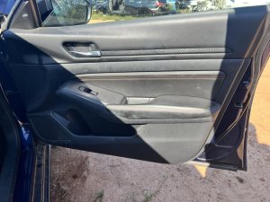 2019-2022 Nissan Altima Black Door Interior Trim Panel - Front, Right (Passenger) (Used OEM)
