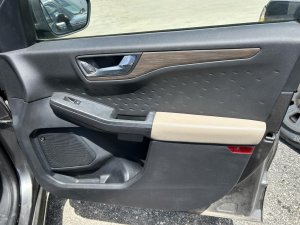 2020-2024 Ford Escape Black Door Interior Trim Panel - Front, Right (Passenger) (Used OEM)