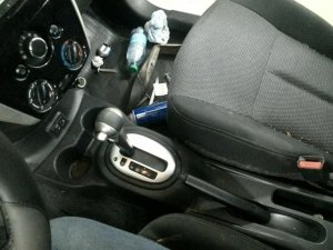 2017-2019 Nissan Versa Note Black Front Floor Console Panel (Used OEM)