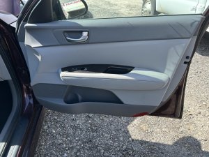2016-2018 Kia Optima Gray Door Interior Trim Panel with Power Windows and Locks - Front, Right (Passenger) (Used OEM)