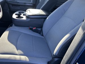 2020-2024 Ram 2500 Black Seat Belt Assembly with Pretensioner - Front, Left (Driver) (Used OEM)