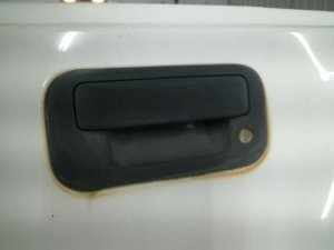 2007-2010 Ford Explorer Black Textured Tailgate Exterior Door Handle (Used OEM)