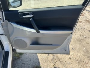 2007-2009 Mazda CX-7 Beige Door Interior Trim Panel with Power Windows and Locks - Front, Right (Passenger) (Used OEM)