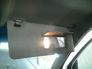 2006-2010 Honda Odyssey Tan Sun Visor - Right (Passenger) (Used OEM)