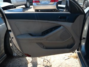 2014-2015 Kia Optima Tan Door Interior Trim Panel with Power Windows and Locks - Front (Used OEM)