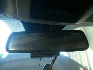 2014-2016 Ram 1500 Auto-Dimming Bluetooth Interior Rear View Mirror with Camera Display (Used OEM)