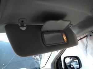 2011-2020 Dodge Grand Caravan Gray Illuminated Sun Visor without HomeLink - Right (Passenger) (Used OEM)
