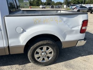 2006-2008 Lincoln Mark LT White Styleside Fuel Filler Door (Used OEM)
