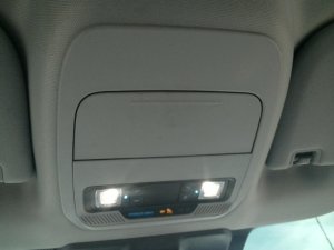 2021-2025 Ford F-150 Black Front Overhead Console Panel (Used OEM)