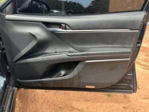 2018-2024 Toyota Camry Black Door Interior Trim Panel - Front, Right (Passenger) (Used OEM)
