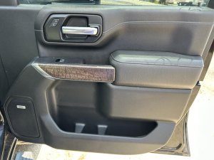 2020-2023 GMC Sierra 2500 HD Black Door Interior Trim Panel - Front, Right (Passenger) (Used OEM)