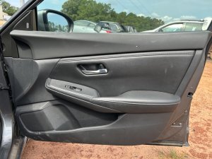 2020-2025 Nissan Sentra Black Door Interior Trim Panel - Front, Right (Passenger) (Used OEM)