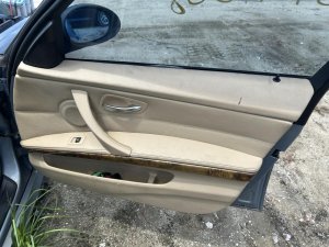 2007-2011 BMW 335i Tan Door Interior Trim Panel - Front, Right (Passenger) (Used OEM)
