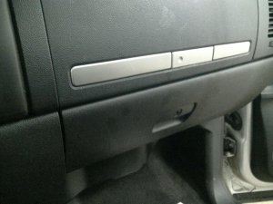 2007-2014 GMC Sierra 2500 HD Black Upper Glove Box Assembly (Used OEM)
