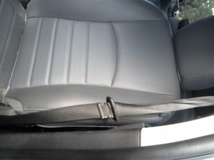 2013-2020 Ram 1500 Gray Seat Belt Assembly with Pretensioner - Front, Left (Driver) (Used OEM)
