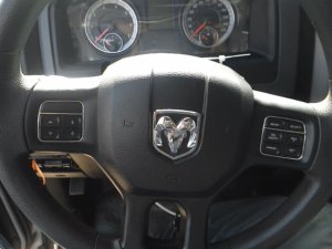 2013-2024 Ram 1500 Gray Steering Wheel Air Bag - Left (Driver) (Used OEM)
