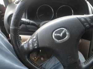 2003-2008 Mazda 6 Gray Steering Wheel Air Bag - Left (Driver) (Used OEM)