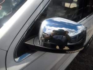 2011-2018 Jeep Grand Cherokee White Power Door/Side View Mirror - Left (Driver) (Used OEM)
