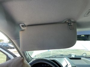 2015-2017 Ford F-150 Gray Sun Visor without Vanity Mirror - Left (Driver) (Used OEM)
