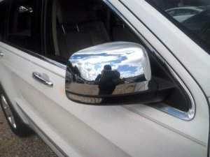 2011-2018 Jeep Grand Cherokee White Power Heated Door/Side View Mirror with Signal Lamp - Right (Passenger) (Used OEM)