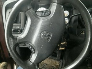 2002-2005 Dodge Ram 1500 Black Steering Wheel Air Bag (Used OEM)